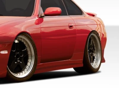 For 1995-1998 240SX S14 Duraflex WX-9 Side Skirts Rocker Panels - 2 Piece Foto 1 de 4