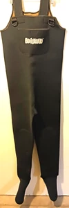 Hodgman Green Neoprene Stocking Foot Chest Waders Size Large - Picture 1 of 9