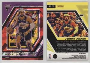 2022-23 Panini Flux Rookies Red Cracked Ice Prizm Johnny Juzang #240 Rookie RC