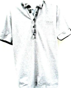 SIZE 40"CHEST  GREY/TWO TONED, SHORT SLEEVED,  POLO SHIRT BY FIRETRAP  - Picture 1 of 3
