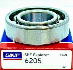 SKF 6205 RODAMIENTO RÍGIDO DE BOLAS, TIPO ABIERTO, SIN SELLOS 25x52x15 mm - Imagen 1 de 3