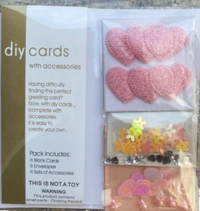 2x Packs of DIY Card Making Kit s With Accessories Card (Makes 12)- Styles vary - Picture 1 of 3