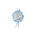 Himmelblaue Babywiegen-Medaille Angeles
