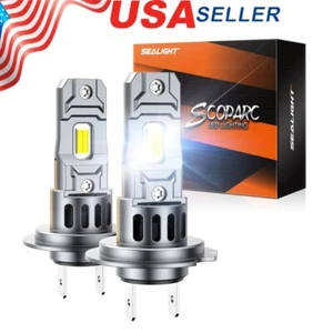 S2S SEALIGHT H7 LED Headlight Bulb Conversion Kit High Beam 6000K White Bright - Picture 1 of 14