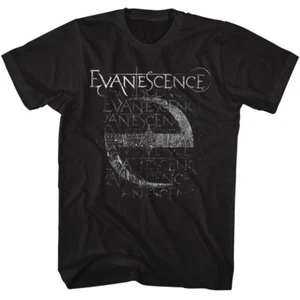 Evanescence Vintage E Logo & Name Repeat Men's T Shirt Rock Band Merch - Picture 1 of 5