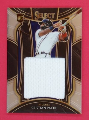 2021 Select Cristian Pache RC Rookie Jumbo Swatch #13 Atlanta Braves - Image 1 of 2