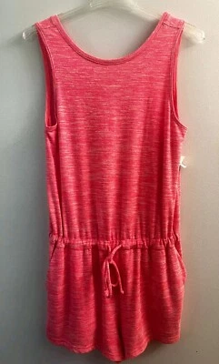 GAP женские шорты Детский комбинезон ярко розовый размер большой шнурок талии карман без рукавов - Изображение 1 из 4