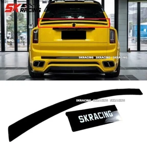 Gloss Black Rear Tail Trunk Lip Spoiler Wing For Rolls-Royce Cullinan 2019-2024 - Picture 1 of 10