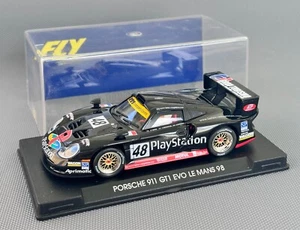 Fly Porsche 911 GT1 EVO Le Mans 98 PlayStation 1/32 Scalextric Slot Car A55 - Imagen 1 de 5