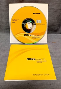 Microsoft Office Mac 2008 Home & Student Edition with 3 Product Keys - Picture 1 of 2