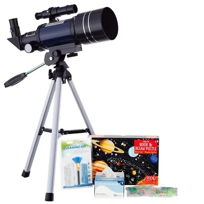 Kids Telescope Moon Gazer Series with 15-150X 300x70mm Compact Telescope Kit 1 - Image 1 of 4