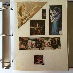 80's/90's HARD ROCK HEAVY METAL MEMORABILIA GEARHEAD SCRAPBOOK VAN HALEN ETC... - Picture 1 of 12