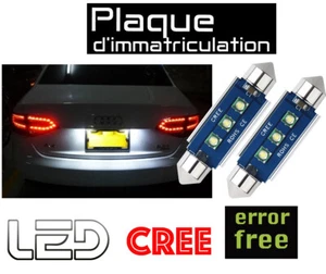Per Audi A4 b6 Lampadina LED CREE Bianco Lampade Illuminazione Targa Potente - Foto 1 di 1
