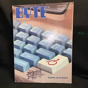 Byte The Small Systems Journal "Computers And The Disabled" Septiembre 1982 V5 N9 - Imagen 1 de 6