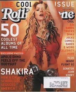 Rollingstone April 11 2002 Shakira, John Kerry w/ML VG 021016DBE - Imagen 1 de 1