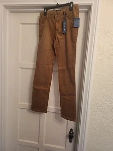 NEW Lucky Brand Boys 14 Corduroy Pant  Khaki Brown Cooper Slim NWT $44 - Picture 1 of 19