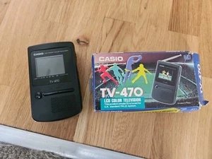 Casio Tv-470 LCD Colour Television Pocket Mini Vintage *Read Description* - Picture 1 of 2