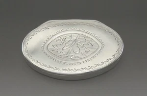 Fine Antique Early 19th Century French First Standard 950 Silver Snuff Box - Picture 1 of 7