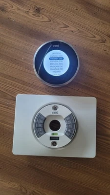 Nest Learning Thermostat - 2nd Generation Stainless Steel Model 02A - Works! - Image 1 of 4