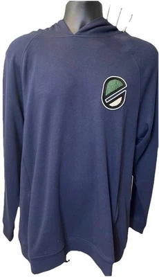 Sudadera con Capucha Dorada Rendimiento Azul Marino Techsoft Golf Extracurricular Talla Grande Nueva con Etiquetas Foto 1 de 4