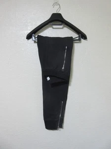 HELMUT LANG Men's Black Zip Pocket Sweatpants XS - Picture 1 of 10