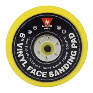 Almohadilla de lijado 30262A 6" con respaldo de vinilo PSA, eje de 5/16” con montaje de 24 roscas... - Imagen 1 de 5