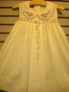 Ciao Bebe NEW Hand Embroidered Smocked Dress Baby Girl Size 3M Light YELLOW - Picture 1 of 4