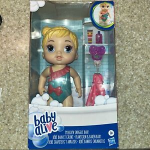Baby Alive Splash 'n Snuggle Baby Blond Doll 