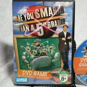 ARE YOU SMARTER THAN A 5TH GRADER DVD GAME 2007 Parker Brothers Hasbro - Imagen 1 de 3