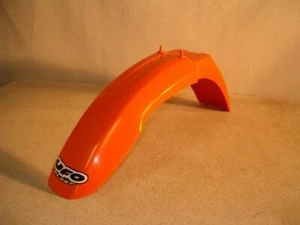 UFO Orange Front Fender For 1997-2001 KTM 60/65 - Picture 1 of 5