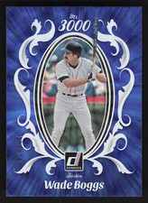 2023 Panini Donruss #M3K-8 Wade Boggs Mr. 3000 Blue Insert #'d /249