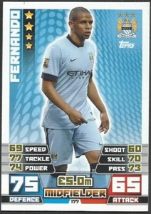 TOPPS MATCH ATTAX EXTRA 2014-15- #177-MANCHESTER CITY-FERNANDO - Picture 1 of 1