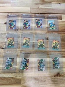 Lot Of 12 - 1987 Marvel X-Men Captain America Comic Images MINI Sticker Cards - Picture 1 of 11