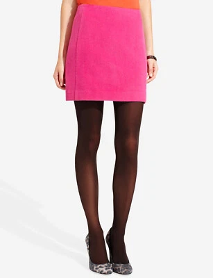 Nuevo con etiquetas Falda The Limited Rosa Brillante Línea A Mini Forrada Mezcla Lana, Talla 6, $59 Foto 1 de 4