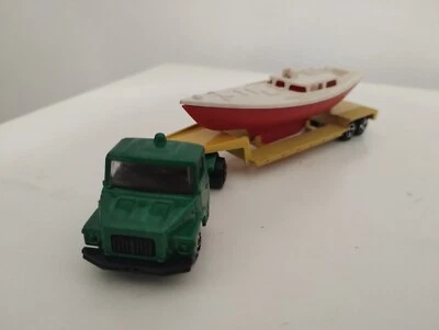 Majorette Inbrima PZF Manaus Brazil Scania transporter boat - Image 1 of 4