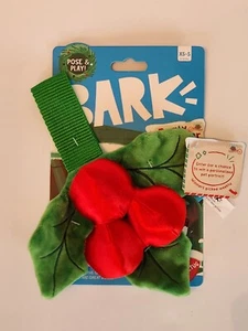 Bark Pugly Sweater Party Mistletug Squeaker Nylon Strap Crinkle Dog Toy Mistleto - Picture 1 of 2
