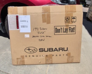 1991 Subaru SVX LH Drivers Side Front Door Moveable Glass Window OEM 63262 - Picture 1 of 2