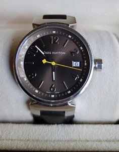 Louis Vuitton Tambour 34mm Quartz w/ Box; Reference #Q1311; Awesome Beauty! - Picture 1 of 10