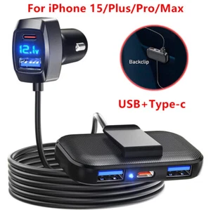 Für Samsung Adapter 31W Schnellladegerät Autoladegerät 5 Port USB-C Car Charger - Zdjęcie 1 z 12