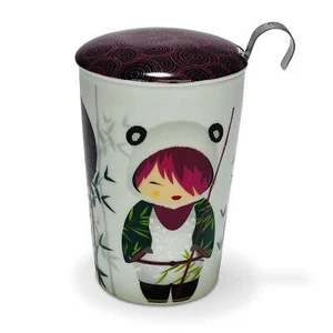 TEAEVE Little Animals Panda - mit Edelstahlsieb - Teebecher - Porzellan - Bild 1 von 4