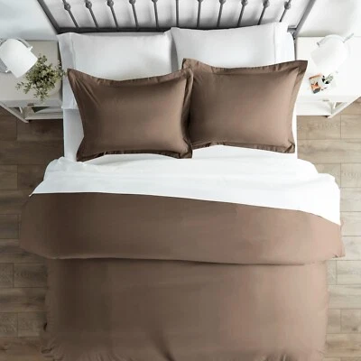 Ultra Soft 3PC Duvet Cover Set for Comforter by Kaycie Gray Hotel Collection - Image 1 of 4