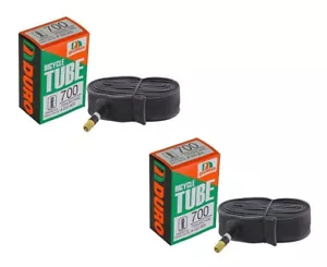 DURO (1 PAIR) BICYCLE Inner Tube 700 x 35c/38c/43c SCHRADER 33mm Valve - Picture 1 of 1