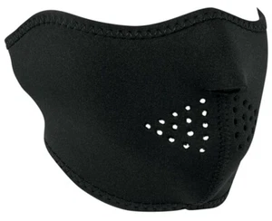 Zan Headgear Black Neoprene Half Face Mask Motorcycle Snowboarding Ski ATV
