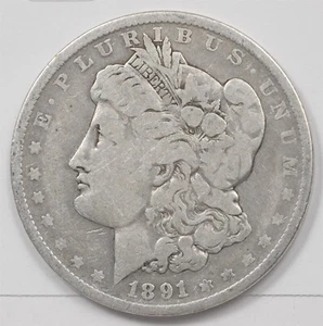 US 1891-O Early Year Silver Morgan Dollar 3107 combine shipping*SFCOIN - Picture 1 of 2