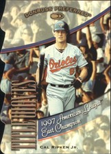 1998 Donruss Preferred Title Waves #6 Cal Ripken /1997 - NM-MT