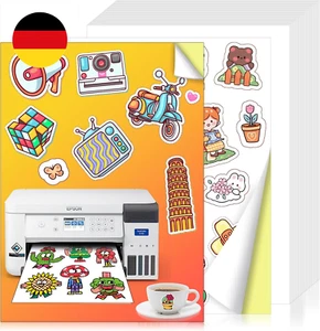 Sticker Papier zum Bedrucken A4 95Stk Etiketten Selbstklebend Etikettenpapier Be - Bild 1 von 7