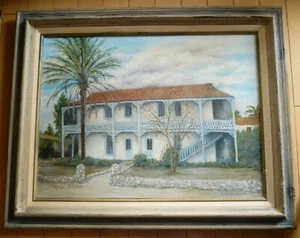 M. BEATRICE McEACHERN, LOPEZ ADOBE, Historical SYLMAR San Fernando Valley CA OIL - Picture 1 of 15