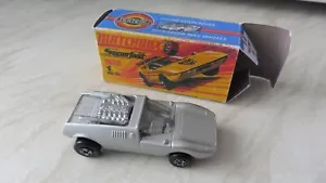 Matchbox Superfast Mod Rod toy diecast car 1971 # 1 custom silver in repro box - Picture 1 of 10