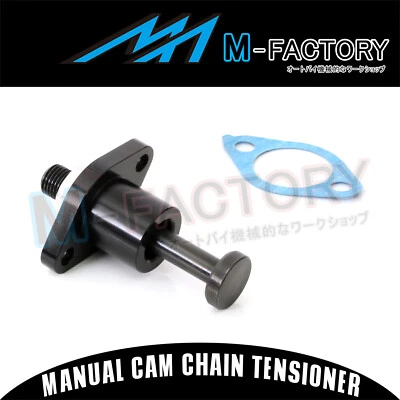 New Black Billet Manual Cam Chain Tensioner Fit Yamaha FJ-09 MT-09 Tracer 15-17 - Image 1 of 2