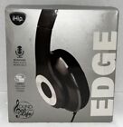 Ihip Deep Bass Noise Isolating Headphones Black Silver Built In Microphone